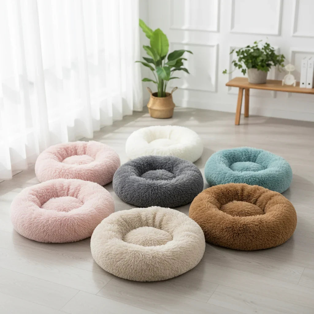 Lit rond super doux pour chien et chat - vue 3