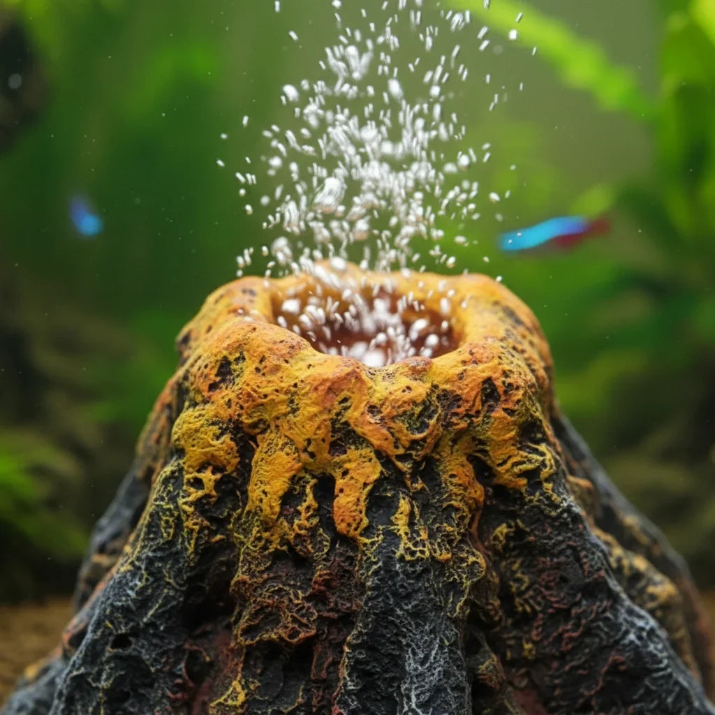 Decoration volcanique aquarium - vue 3