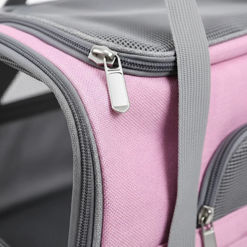Transporteur douillet pour chat en voyage
