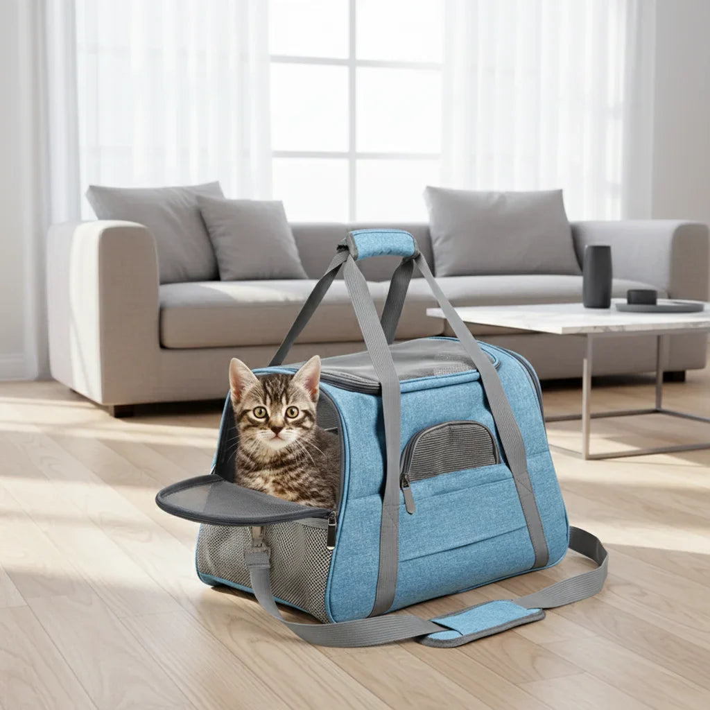 Transporteur douillet pour chat - vue 2