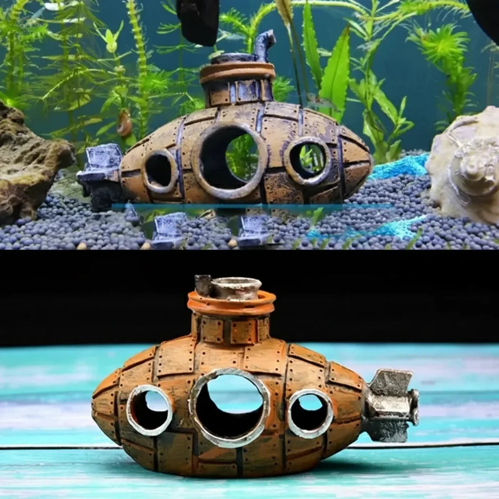 Ornement sous-marin pour aquarium